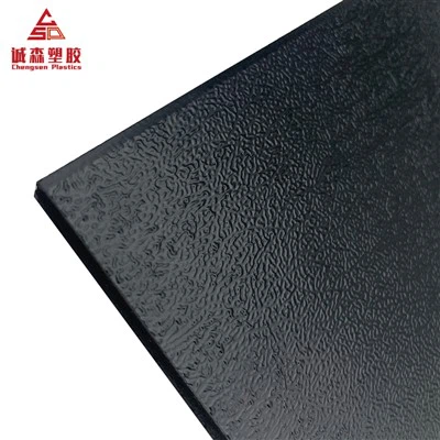 Antistatisk sort ABS plade