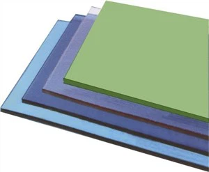1 mm-10 mm Slidstærk farve tilpasset polycarbonatark